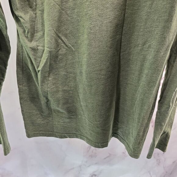 REI Co Op T Shirt Womens XS Green Long Sleeve Crew Employee Uniform Logo Tee - Picture 7 of 10